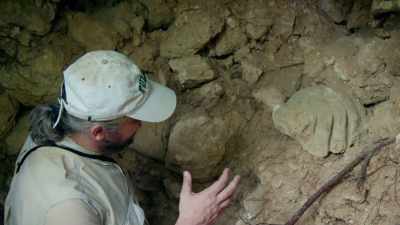 Whatever it was, it's
of a relatively large size, - Lost Treasures of the Maya