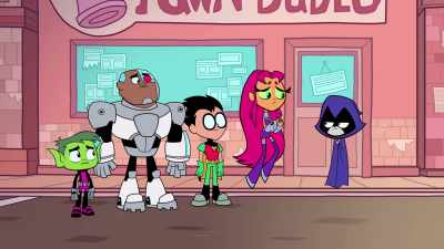 Whatever. You're welcome
I re-killed that old man. Later. - Teen Titans Go! Vs  Teen Titans