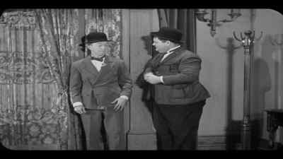 - What'll we do?
- "Do"? - Another Fine Mess