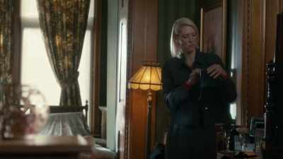 What's Bertie Garrick doing - Frankie Drake Mysteries