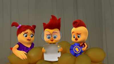 What's this blue ribbon for? - The Chicken Squad