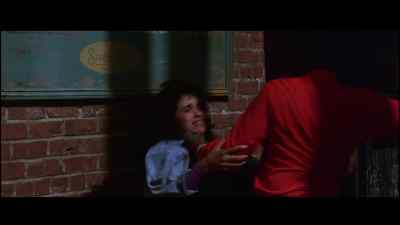 What's he doing?
He's beating this girl. - Out for Justice