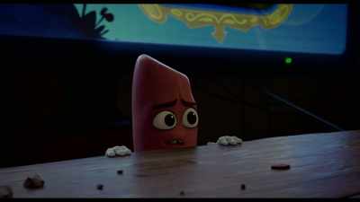 - What's he doing to himself?
- Oh, yeah. - Sausage Party
