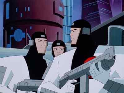 What's he doing?
Is he crazy? - Batman Beyond