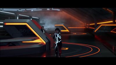 What's she doing - TRON: Legacy