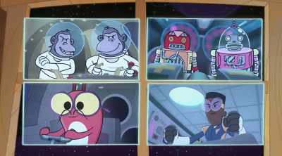 -What's everyone doing here?
-We saw your transmission. - The Epic Tales of Captain Underpants in Space