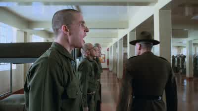 What's your excuseSir excuse for what sirI'm asking the fucking questions private Do you understandSir yes sir Well thank you very muchCan I be in charge for a while Sir yes sir - Full Metal Jacket