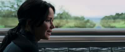 See Katniss the way the whole friend thing worksis you have to tell each other the deep stuffThe deep stuff YeahLike whatLikeWhat's your favorite colorWell now you've stepped over the line - The Hunger Games: Catching Fire
