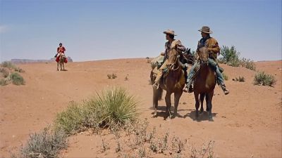 What's she followin' us for - The Searchers
