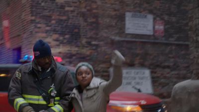 - What's going on?
- Our friend Calvin was trying - Chicago Fire