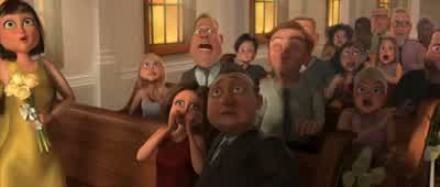 What's going onWhat's happening You're all shrinkingUh uh You're growingWell make it stop Get me the government - Monsters vs  Aliens