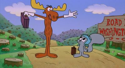 What's happening Cobs and shuckins Rock - The Adventures of Rocky &amp; Bullwinkle