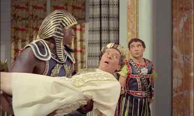 What's happening?
Put me down. Hengist! - Carry on Cleo