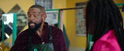 What's that he said?
"Your hair relaxed, - Block Party