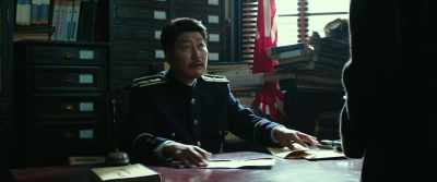 What's important is that it matches
Kim Jang-Ok's movements. - The Age of Shadows
