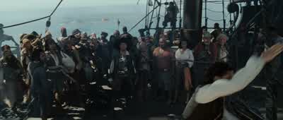 You can't. - Pirates of the Caribbean: The Curse of the Black Pearl