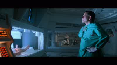 - What's it got down his throat? - Alien