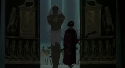 CHUCKLES All right MosesI know youWhat's this really aboutRameseslookWhat do you seeRAMESES A greater Egypt than that of my fatherThat is not what I seeRAMESES CHUCKLESMoses I cannot change what you seeI have to maintain the ancient traditionsI bear the - The Prince of Egypt