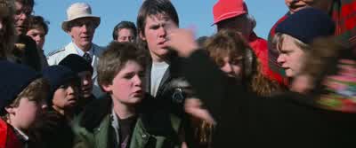 What's in the bag What is itinstrumental musicWhoa WhoaDad Dad it's my marble bagThe Fratellis forgot to check itI emptied out the marbles and I put the jewels inWe don't have to leave the Goon DocksAh there'll be no more signingtoday or ever again - The Goonies