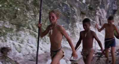 What's this shit about a monster?
We'll send you back to kindergarten. - Lord of the Flies
