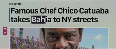 What's this supposed to mean?
Bahia? - Abe