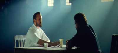 What's he talking about shooting him down?
It's already a recorded conversation - Vikram Vedha