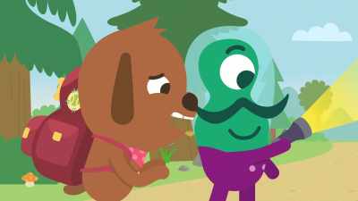 What's that?
A special alien lighty thingy? - Sago Mini Friends