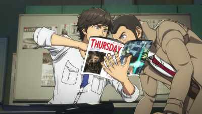 - What's the big deal?
- No, not that. Here! - LUPIN THE 3rd vs. CAT'S EYE