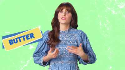 What's the difference
between butter,
which is an animal based fat, - What Am I Eating? With Zooey Deschanel