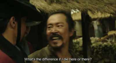 What's the difference
if I die here or there? - Monstrum