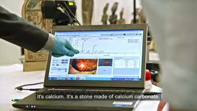 What's the highest peak?
What's that? It's calcium. - Tutankhamun: Secrets of the Tomb