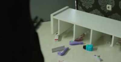 What's the matter?
Fucking Gypsy, making a mess! - Carmen & Lola