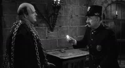 Mmmmm. What's the matter? You're afraid of this fire? This can't hurt you. See? Mmmmm! Some monster - Young Frankenstein