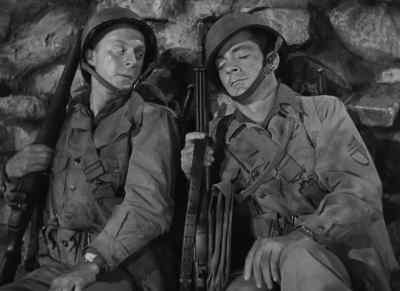 - What's the matter, Sarge?
- Stomach. - A Walk in the Sun