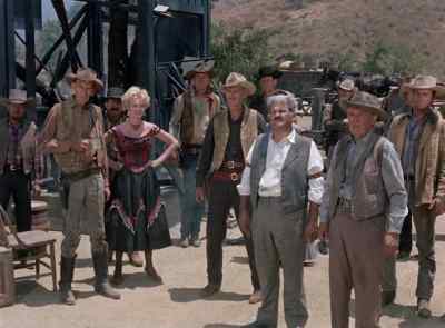 - What's the matter with you two fellas?
- Tar and feather him as a lesson. - Seven Ways from Sundown