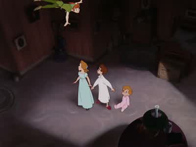 He can fly He can flyHe flewedNow you tryI'll think of a mermaid lagoonunderneath a magic moonI'll think I'm in a pirate's caveI think I'll be an Indian braveNow everybody tryOne two threeWe can fly We can fly We can flyThis won't do What's the matter - Peter Pan