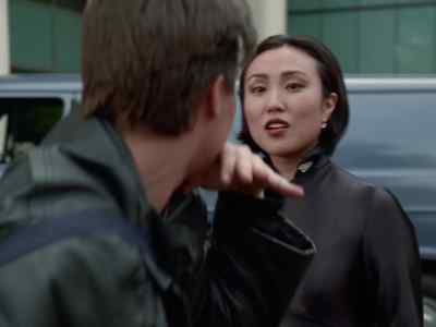 What's the matter? Won't hit a girl? - Lois & Clark: The New Adventures of Superman
