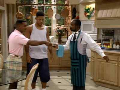 - What's this?
- A bill for your breakfast. - The Fresh Prince of Bel-Air