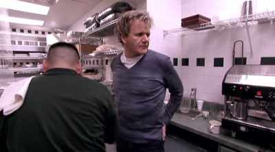 WHAT'S THIS CRACK HERE
WITH CALAMARI - Kitchen Nightmares