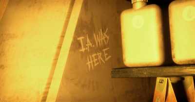 What's this? "IA was here." - Spy Kids: Mission Critical