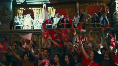 What's with the cheers? - You Don't Mess with the Zohan