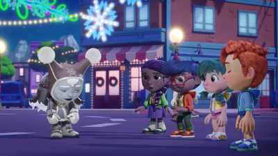 - What's wrong, Cold Snap?
- I don't feel like celebrating. Goodbye. - The Action Pack Saves Christmas