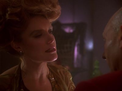 What's wrong? I don't look
as attractive as I did last night? - Star Trek: The Next Generation