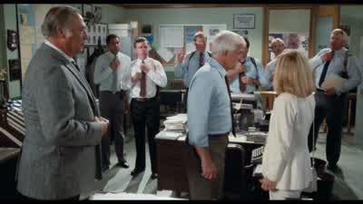 What've you got I overheard LudwigYou were right He is planning to have someone assassinate the QueenWhere At the baseball gameThe Queen will be there as Ludwig's guestIs Ludwig going to shoot her in front of 60 000 fansNo a player during the 7th inning - The Naked Gun: From the Files of Police Squad!
