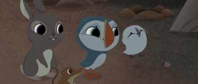 -Wheee!
-We live here on Puffin Rock. - Puffin Rock and the New Friends