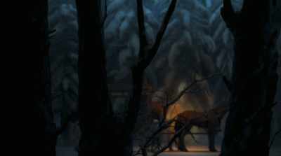 -[wheels rumble]
-[horse neighs] - The Witcher: Nightmare of the Wolf