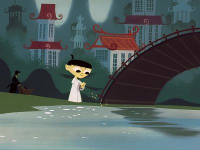 (WHEELS SQUEAKING) - Samurai Jack