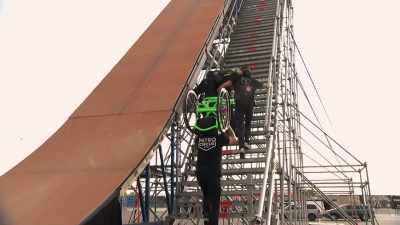 - Wheelz is on his way up for
his second and final attempt. - America's Got Talent: Extreme