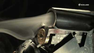 When a shell is fired the barrel
and bolt recoil together - Guns That Changed The Game