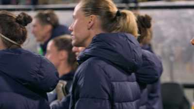 When Aivi sits down
and the team is circled up, - Matildas: The World at Our Feet